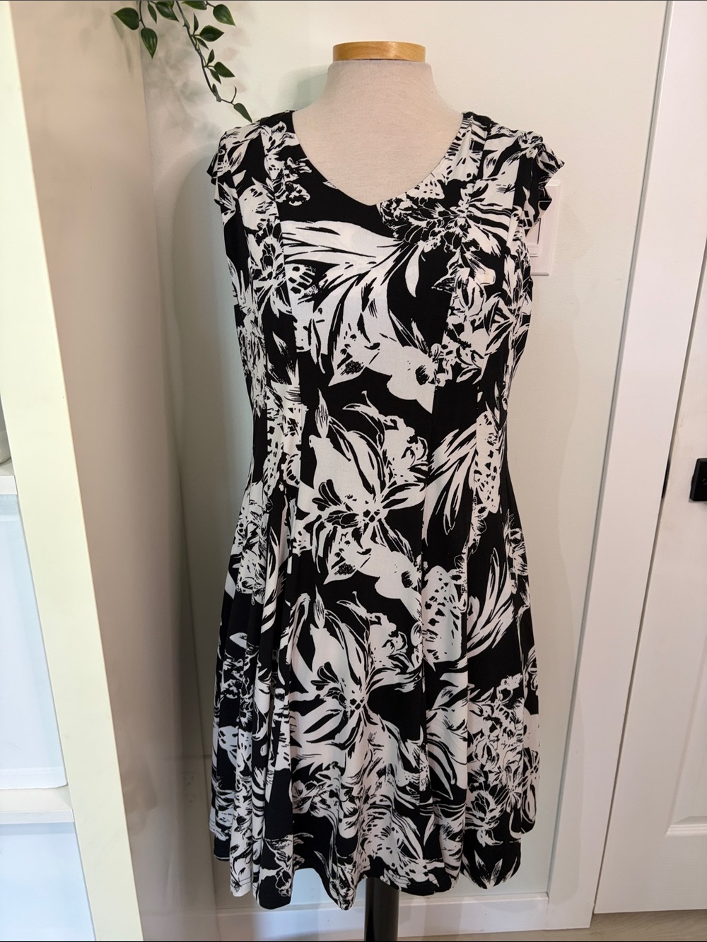 Papa floral stretchy dress S ptp19
